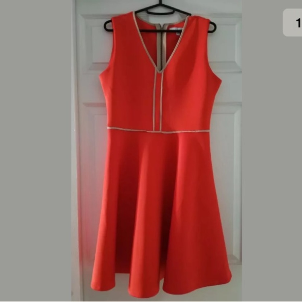 Reed Women's A Line Dress orange Career Wear